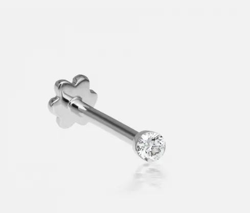 15mm Invisible Set Diamond Threaded Stud Maria Tash Earrings