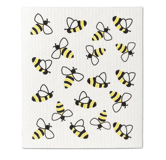 Abbott Earrings Bee Beehive Dishcloths Set2