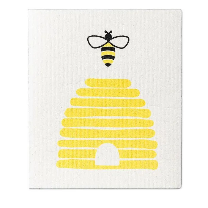 Abbott Earrings Bee Beehive Dishcloths Set2