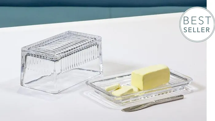 Abbott Earrings Large Covered Butter Dish