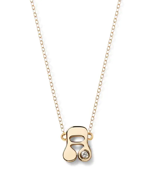 Alison Lou Jewels Necklaces Mini Stellar Letter Necklace