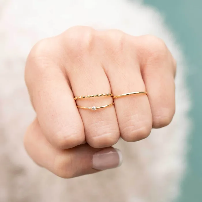 AURELIE GI Rings CLEO Pyramid Band