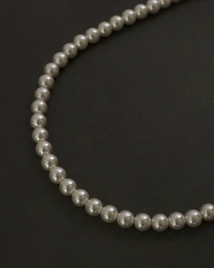 Ayaka Crystal Pearl Necklace MYJN Necklaces