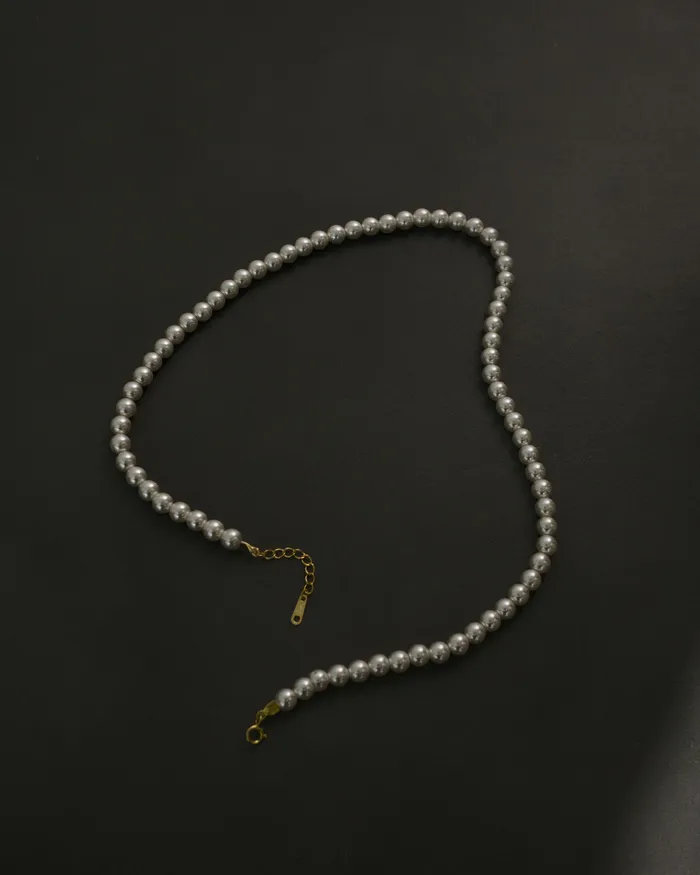 Ayaka Crystal Pearl Necklace MYJN Necklaces