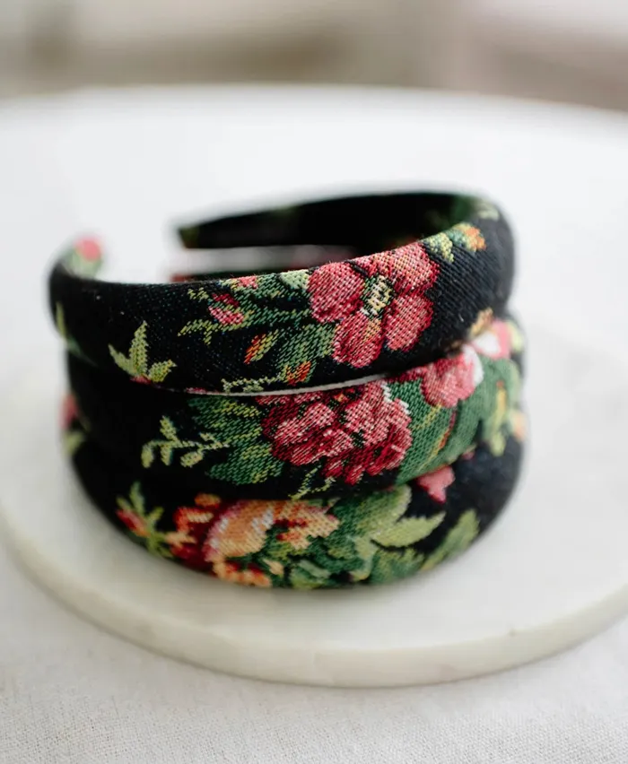 Barbays Barbays Black Vintage Garden Headband Necklaces Barbays Barbays Black Vintage Garden Headband Necklaces