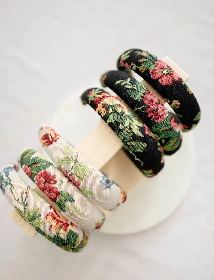 Barbays Barbays Black Vintage Garden Headband Necklaces Barbays Barbays Black Vintage Garden Headband Necklaces