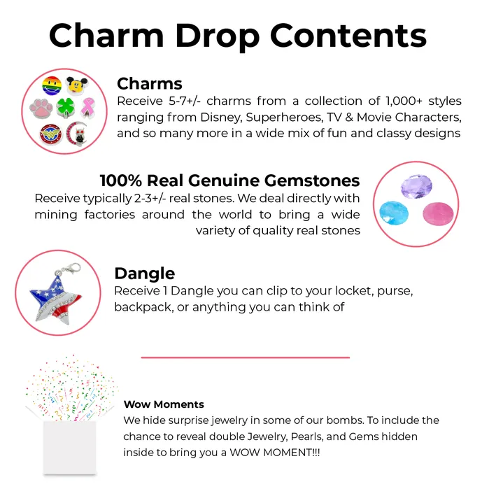 BATH0004GROOVY Charm Necklaces Charm Drop Groovy