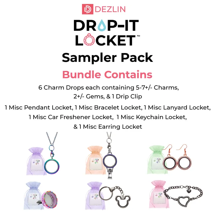 BATH0012DILSAMP Earrings Drop It Locket Sampler 6 Pack