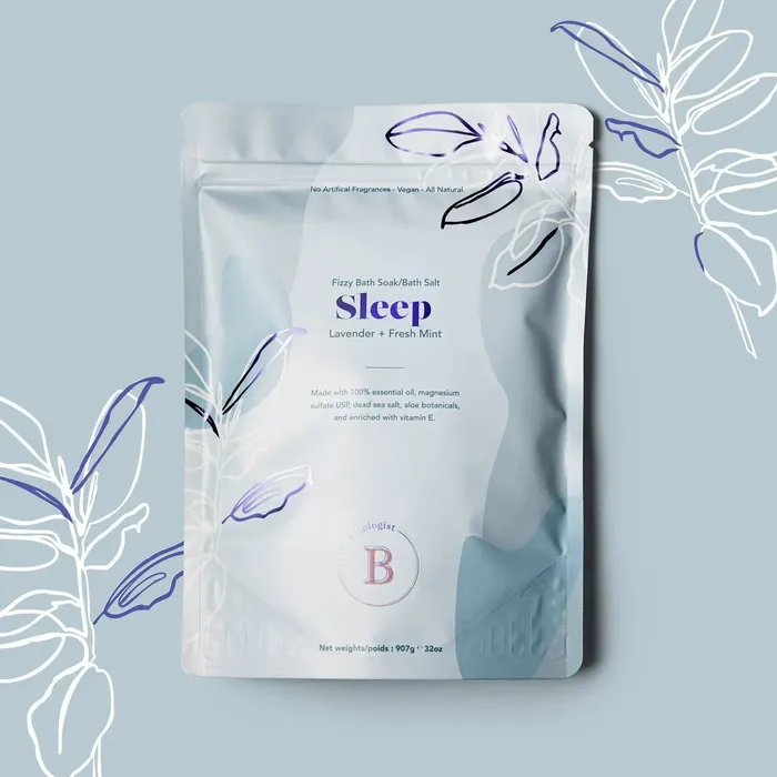 Bathorium Earrings Sleep Fizzy Bath Soak 907g