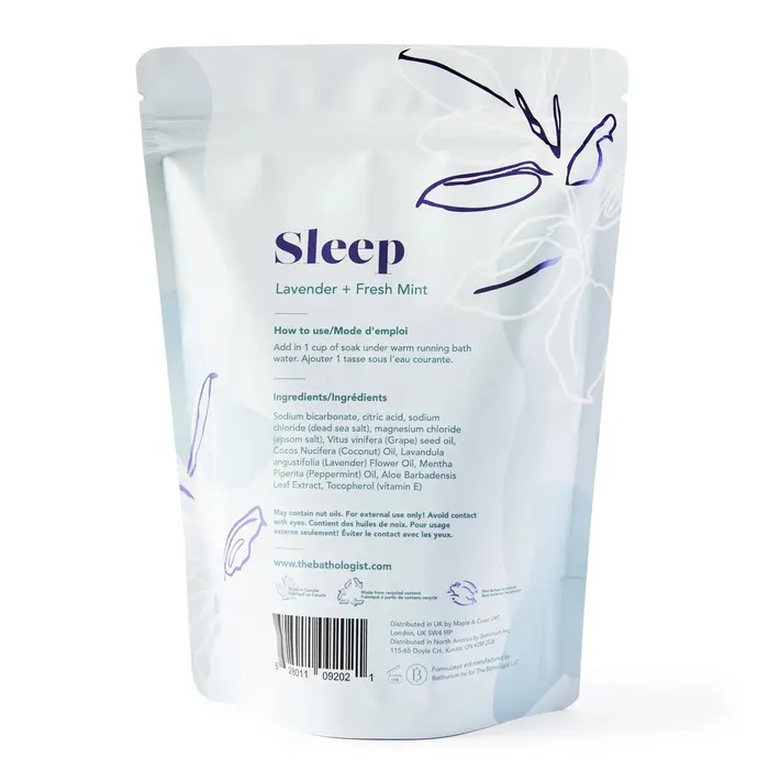 Bathorium Earrings Sleep Fizzy Bath Soak 907g