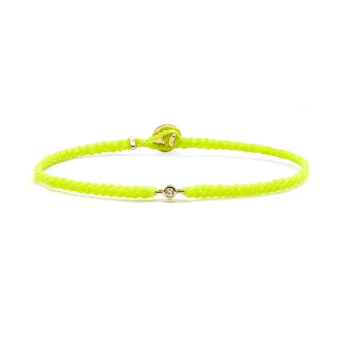 Bracelets Scosha CLASSIC DIAMOND BRACELET IN NEON YELLOW