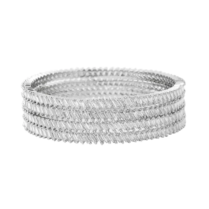 Bracelets Yellow Chimes Yellow Chimes Bangles for Women Girls Traditional American Diamond Bangles for women Silver Tone White AD Stone Bangles for girls Birthday Gift For girls women Anniversary Gift for Wife Bracelets Yellow Chimes Yellow Chimes Bangles for Women Girls Traditional American Diamond Bangles for women Silver Tone White AD Stone Bangles for girls Birthday Gift For girls women Anniversary Gift for Wife