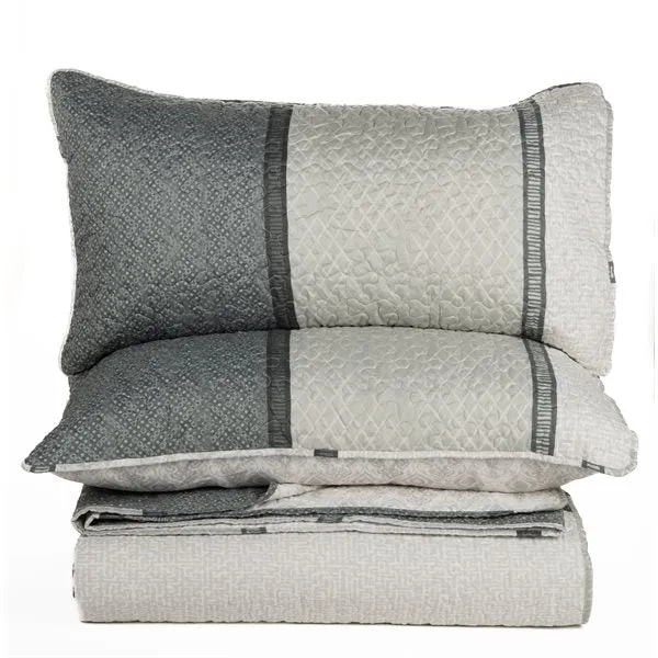 Brunelli Rings Bako Modern KING Quilt Set