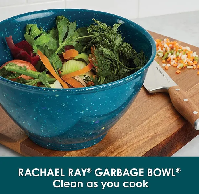 Candlewick Gift Shop Earrings Marine Blue Garbage Bowl by Rachael Ray
