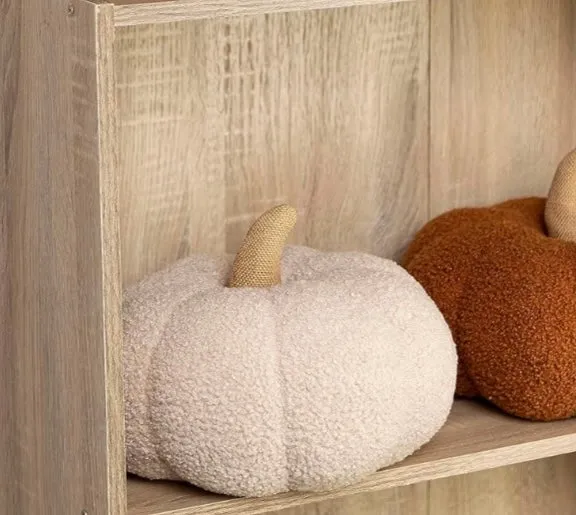 Candlewick Gift Shop Earrings Sherpa Pumpkin Cushion Cream