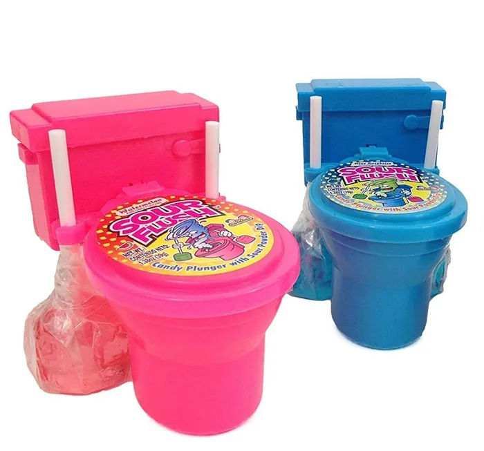 Candlewick Gift Shop Earrings Sour Flush Candy Plunger