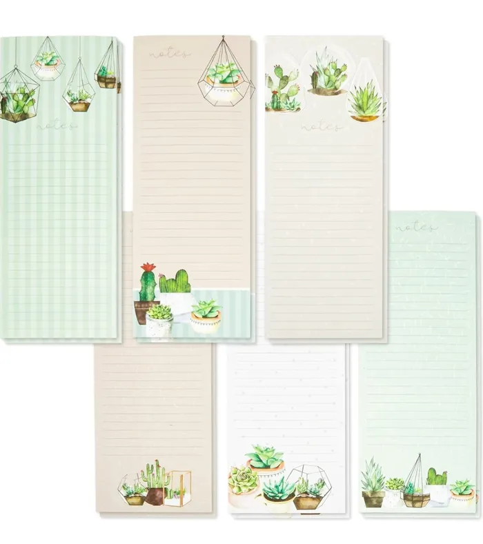 Candlewick Gift Shop Earrings Succulent Magnetic Note Pad