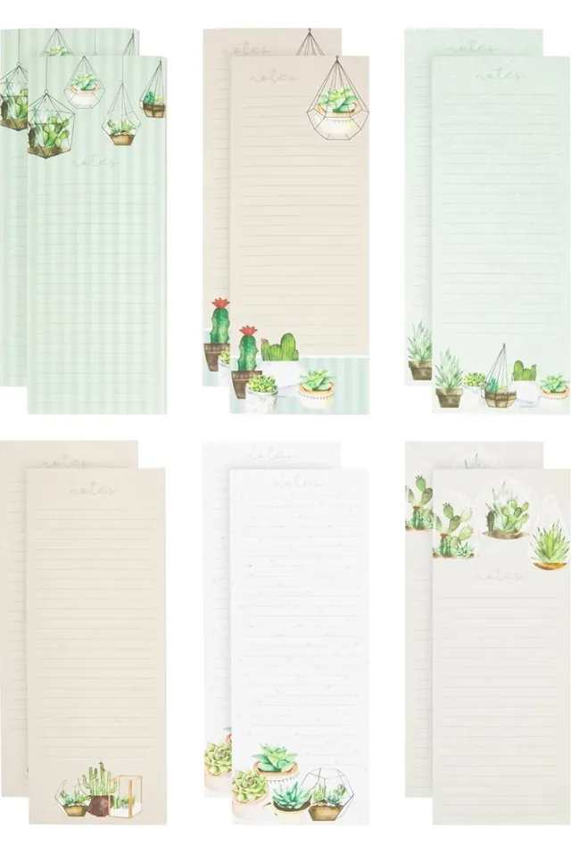 Candlewick Gift Shop Earrings Succulent Magnetic Note Pad Candlewick Gift Shop Earrings Succulent Magnetic Note Pad