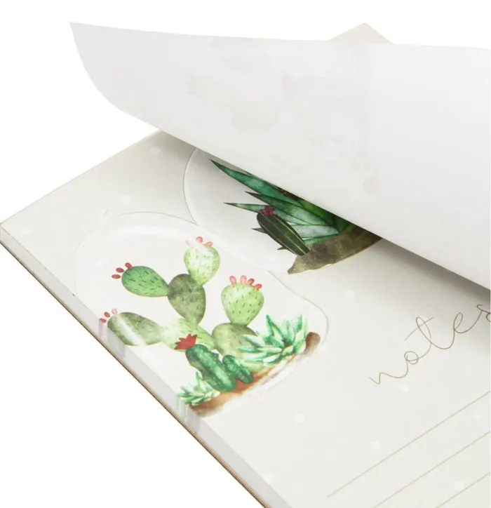 Candlewick Gift Shop Earrings Succulent Magnetic Note Pad Candlewick Gift Shop Earrings Succulent Magnetic Note Pad