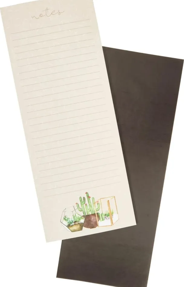 Candlewick Gift Shop Earrings Succulent Magnetic Note Pad Candlewick Gift Shop Earrings Succulent Magnetic Note Pad
