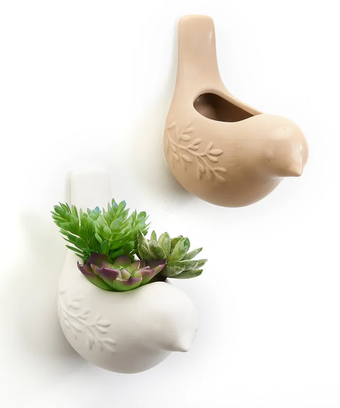 Ceramic Wall Bird Feeder Candlewick Gift Shop Earrings