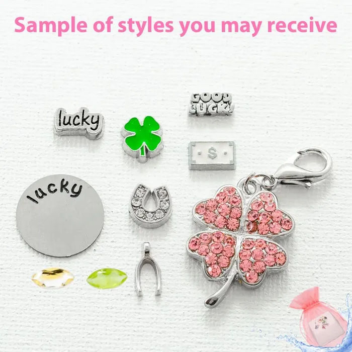 Charm Drop Good Luck BATH0004GOODLUCK Charm Necklaces