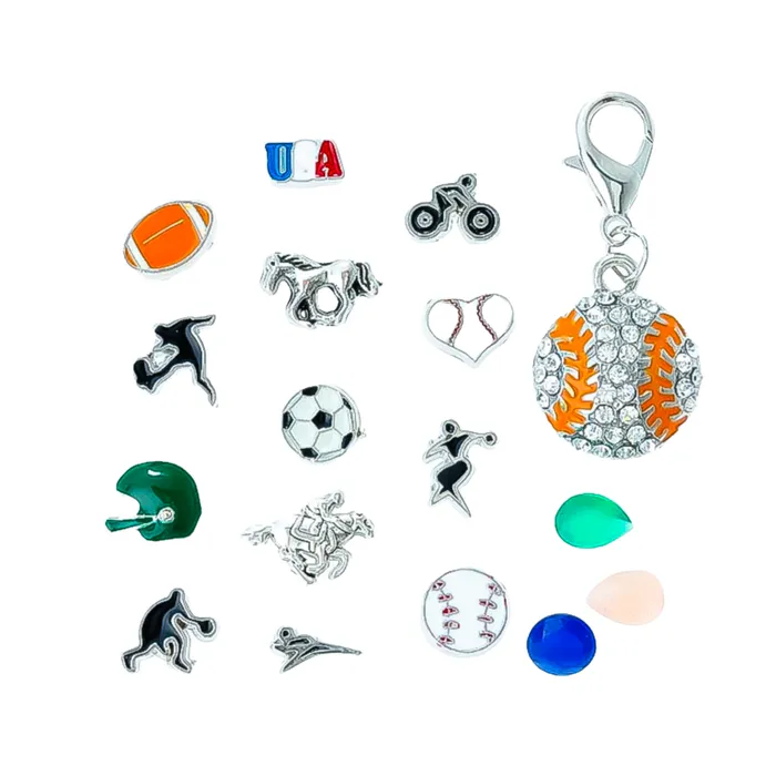 Charm Necklaces Charm Drop Sports BATH0004SPORTS