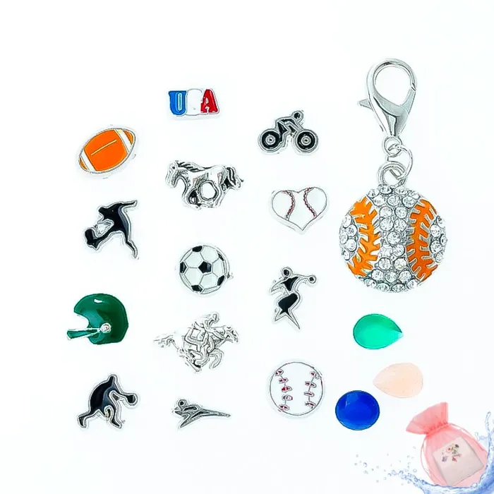 Charm Necklaces Charm Drop Sports BATH0004SPORTS