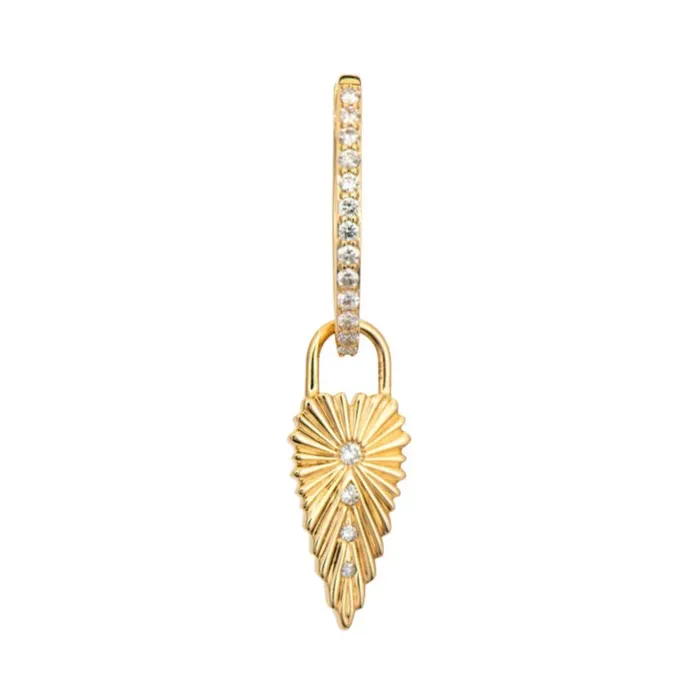 Charm Necklaces Ruffled Heart Charm Three Stories Jewelry