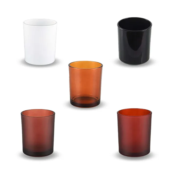 Colored Jar With Wooden Lid for Candle Making 200 ml Resinarthub Necklaces