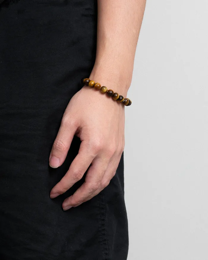 CUN Bracelets Aurm Grand Tiger Eye Beaded Bracelet