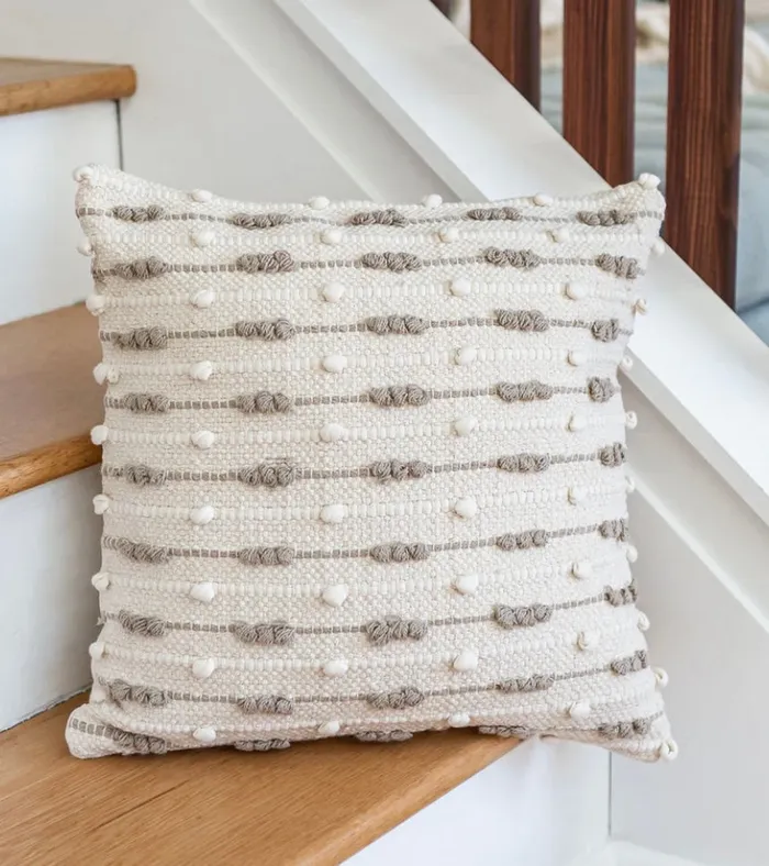 Duhni Throw Pillow Candlewick Gift Shop Earrings