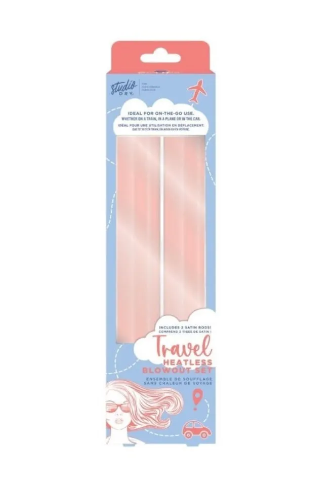 Earrings 2pc Heatless Blowout Set Peach Upper Canada Soap