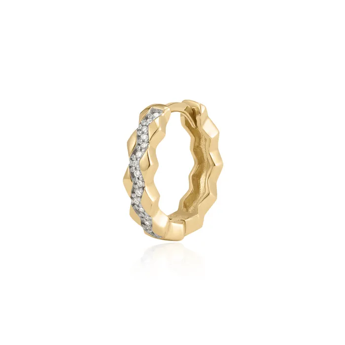 Earrings AURELIE GI BLAINE LabGrown Diamond Huggie Hoop
