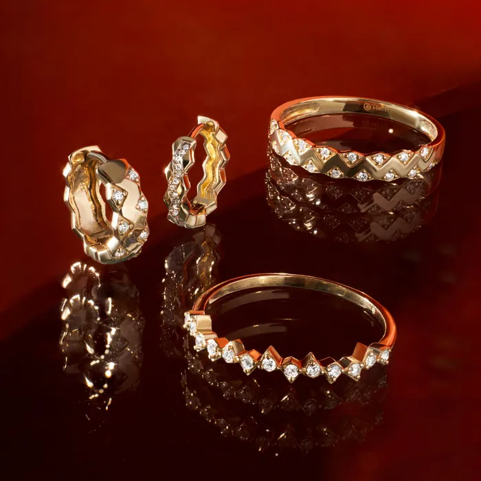 Earrings AURELIE GI BLAINE LabGrown Diamond Huggie Hoop