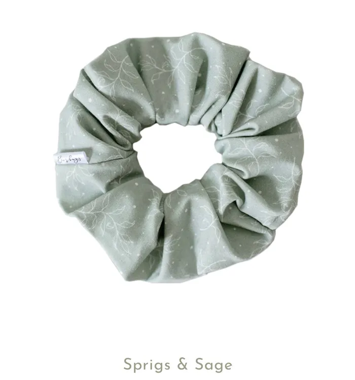 Earrings Barbays Barbays Sprigs Sage Scrunchie