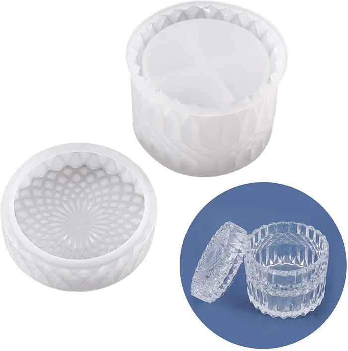 Earrings Crystal Storage Silicone Mould Resin Art Hub
