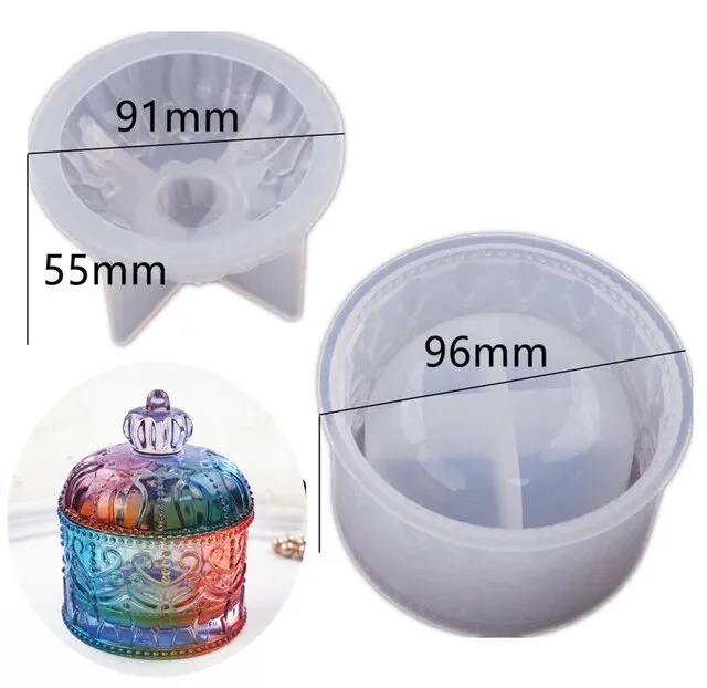 Earrings Crystal Storage Silicone Mould Resin Art Hub