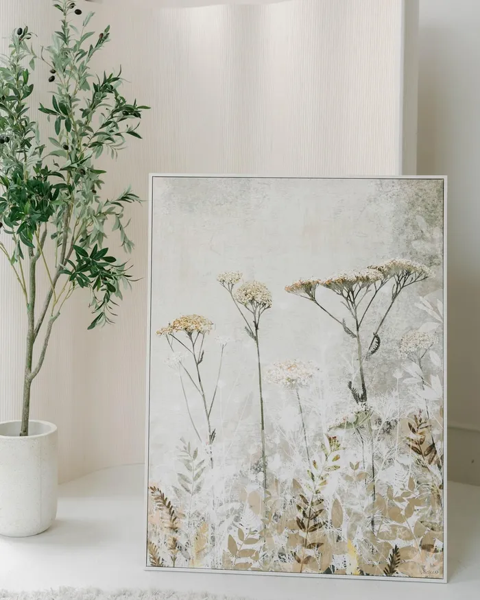 Earrings Framed Canvas Art Moonlit Meadow Pick Up Only Forpost Trade