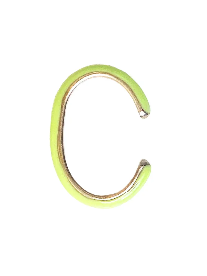 Earrings Fry Powers Unicorn Rainbow Enamel Ear Cuff