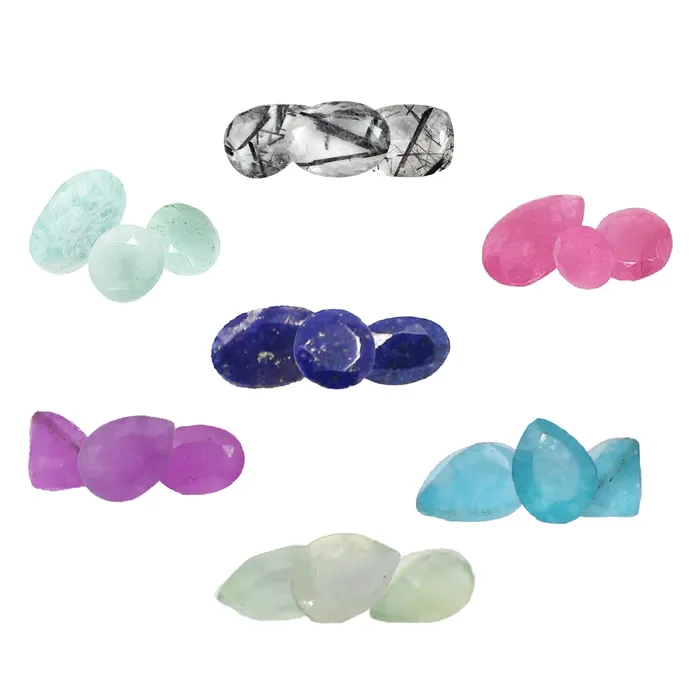 Earrings GEM0016 Loose Gemstones Mix 2 25 Carats Approx
