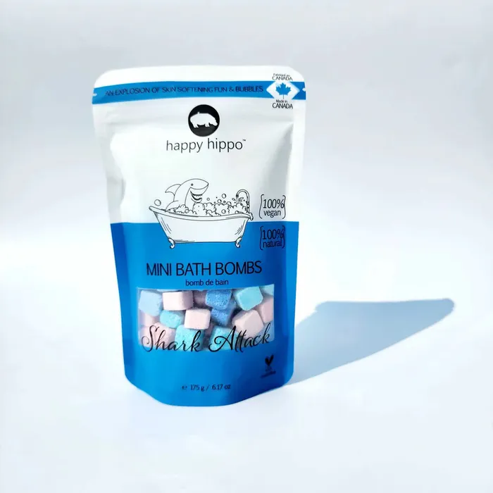 Earrings Happy Hippo Bath Co Shark Attack Mini Bubble Bombs