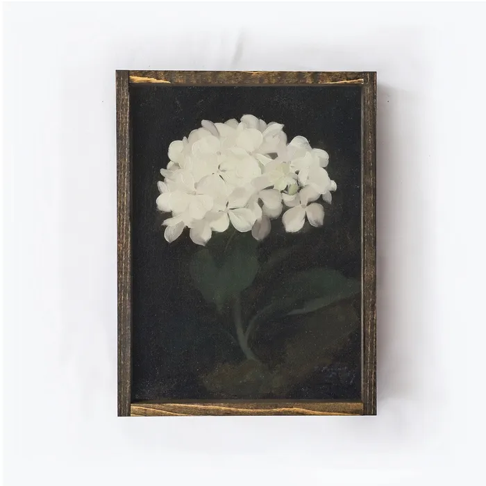 Earrings Hoekstra Decor Dark Hydrangea Painting Espresso