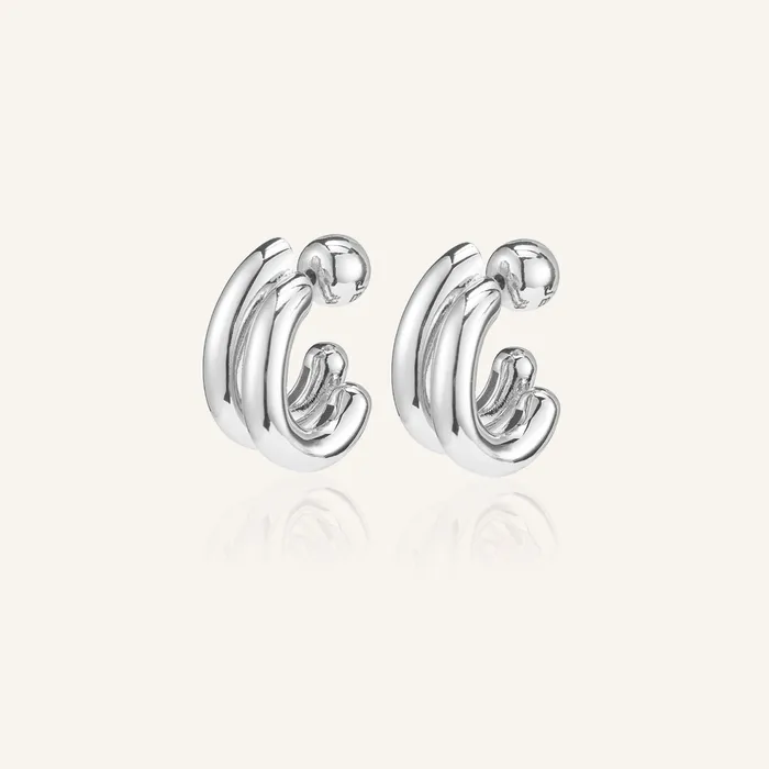 Earrings Jenny Bird Florence Earrings Silver