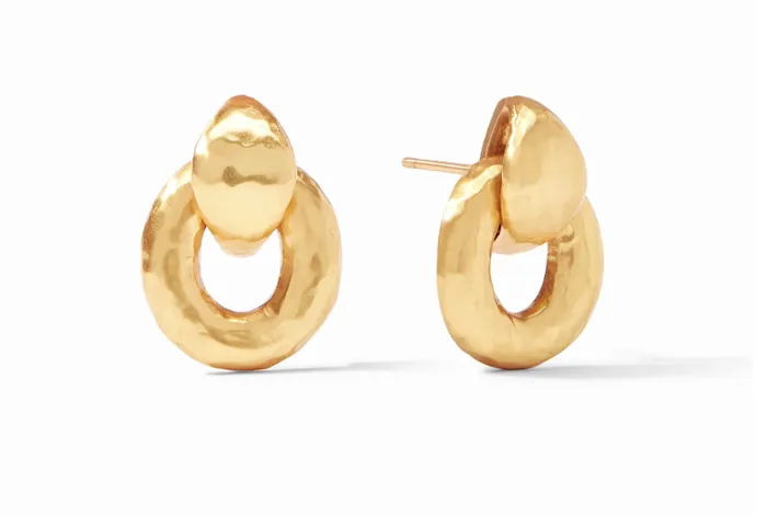 Earrings Julie Vos Palermo Demi Doorknocker Earring