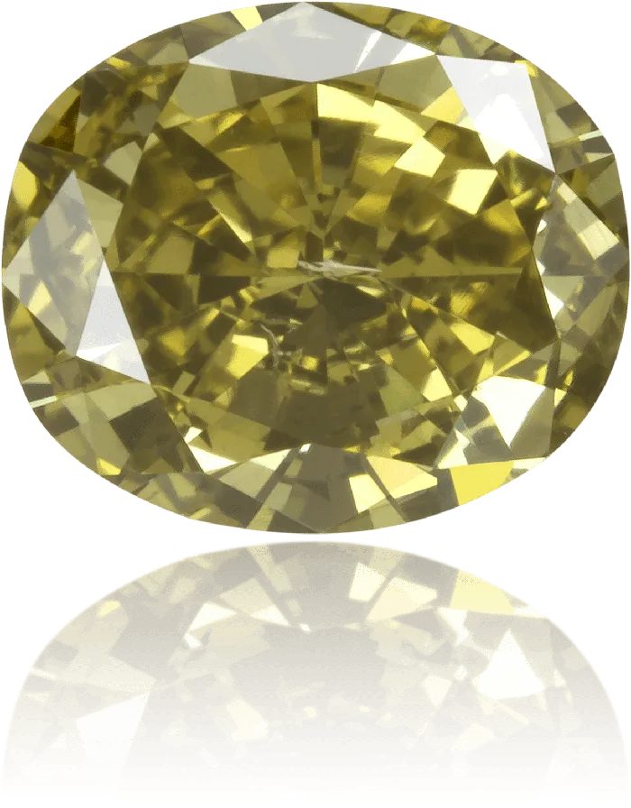 Earrings Langerman Diamonds Natural Green Diamond Oval 100 ct Polished