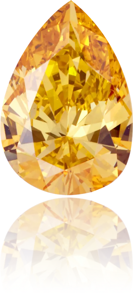Earrings Langerman Diamonds Natural Orange Diamond Pear Shape 084 ct Polished Earrings Langerman Diamonds Natural Orange Diamond Pear Shape 084 ct Polished