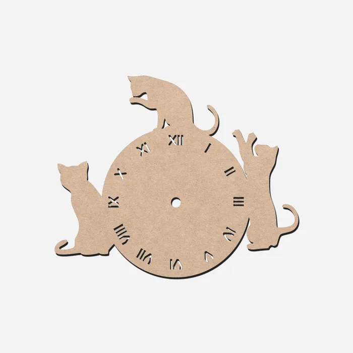 Earrings MDF Wall Clock Base 4960cm Resin Art Hub