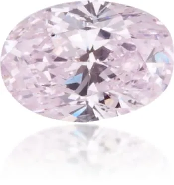 Earrings Natural Purple Diamond Oval 029 ct Polished Langerman Diamonds