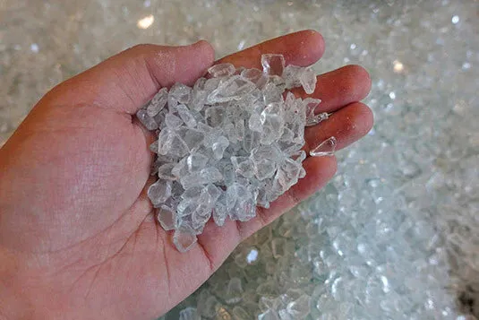 Earrings Resin Art Hub Clear Crushed Glass 4mm